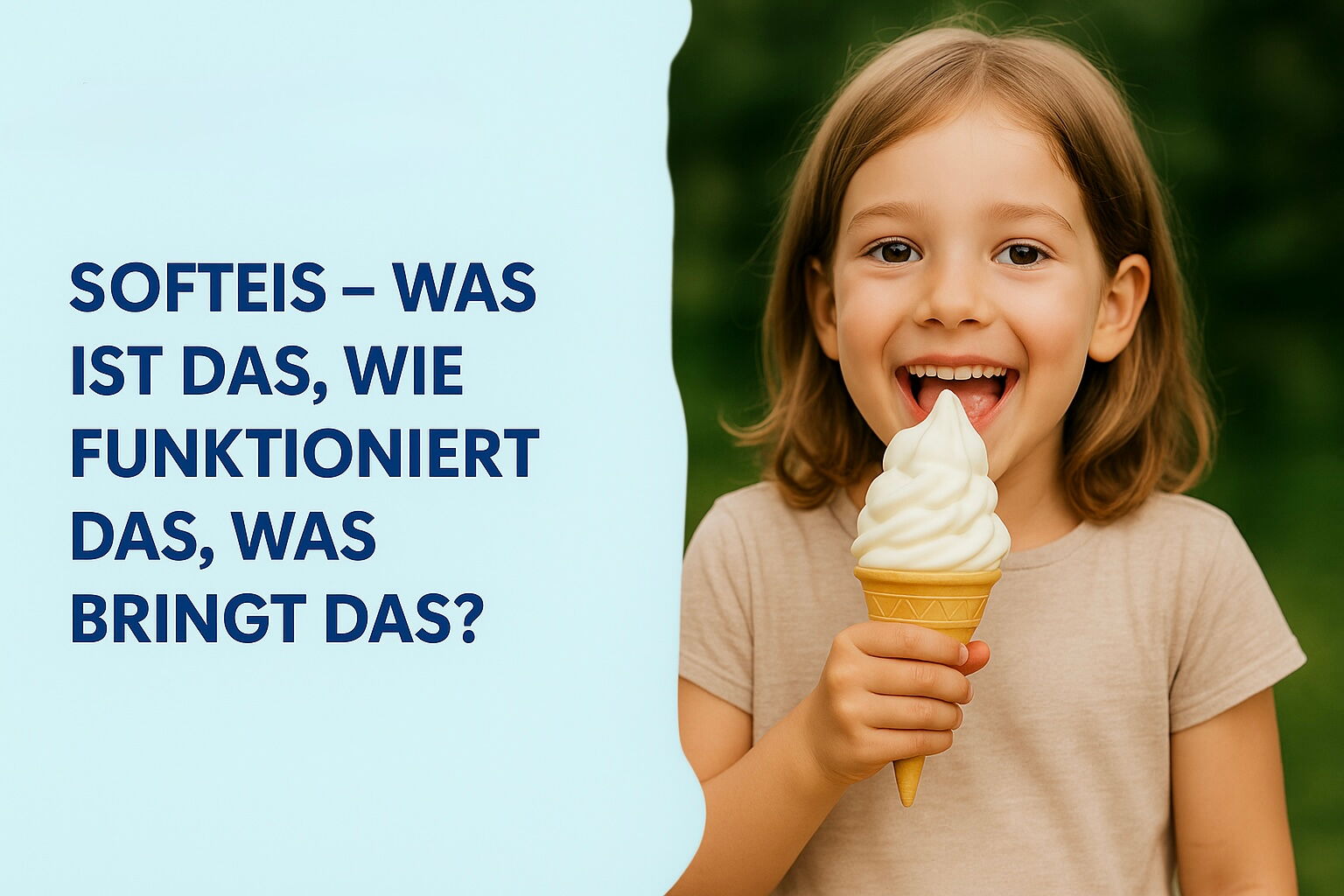 Softeis aus einer Carpigiani Colore 3