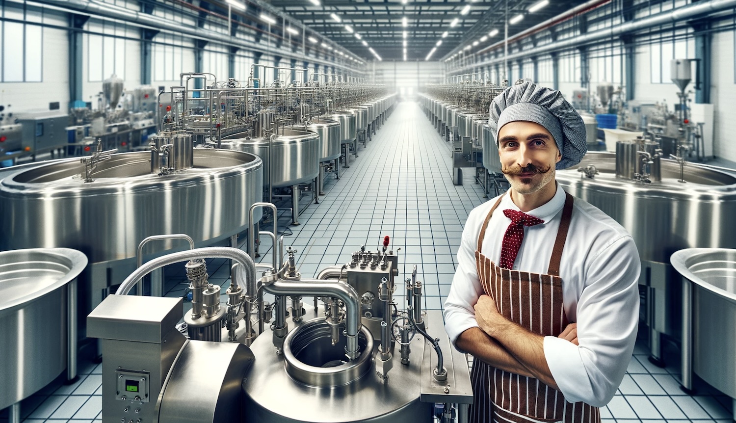 Semi-industrielle Speiseeisproduktion mit Krä Eistechnik, Tetra Pak und ...